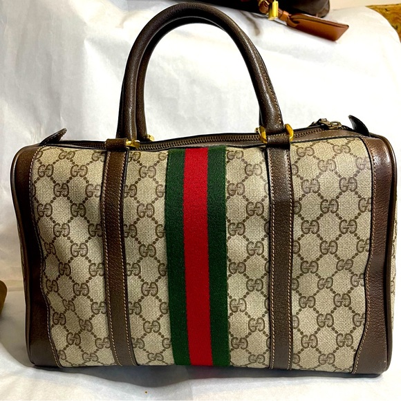 Gucci Handbags - ‼️SOLD‼️ Gucci Boston GG Canvas Sherry Line handbags